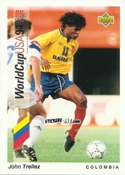 Figurina John Trellez - World Cup USA 1994. Preview Italian/Spanish n. 173 - Upper Deck