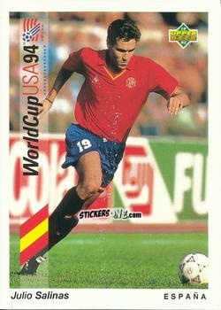 Sticker Julio Salinas - World Cup USA 1994. Preview Italian/Spanish n. 194 - Upper Deck