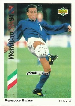 Sticker Francesco Baiano - World Cup USA 1994. Preview Italian/Spanish n. 197 - Upper Deck