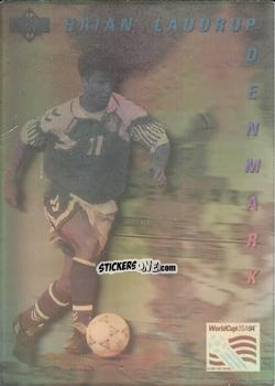 Sticker Brian Laudrup - World Cup USA 1994. Preview Italian/Spanish n. WSH2 - Upper Deck