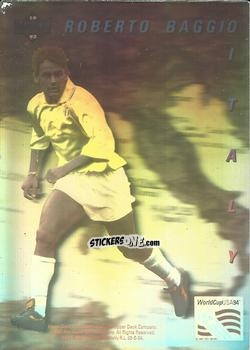 Sticker Roberto Baggio - World Cup USA 1994. Preview Italian/Spanish n. WSH4 - Upper Deck