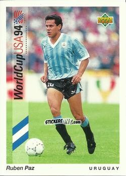 Sticker Ruben Paz - World Cup USA 1994. Preview Italian/Spanish n. 5 - Upper Deck