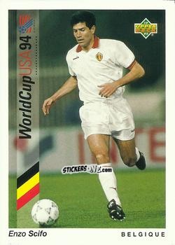 Sticker Enzo Scifo - World Cup USA 1994. Preview Italian/Spanish n. 11 - Upper Deck