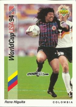 Cromo Rene Higuita - World Cup USA 1994. Preview Italian/Spanish n. 16 - Upper Deck