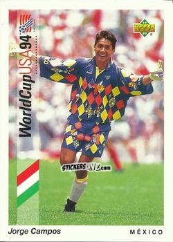 Cromo Jorge Campos - World Cup USA 1994. Preview Italian/Spanish n. 17 - Upper Deck