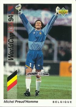 Sticker Michel Preud'Homme - World Cup USA 1994. Preview Italian/Spanish n. 23 - Upper Deck