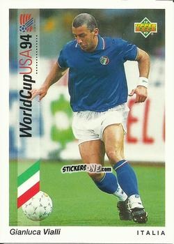 Cromo Gianluca Vialli - World Cup USA 1994. Preview Italian/Spanish n. 38 - Upper Deck
