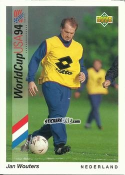 Sticker Jan Wouters - World Cup USA 1994. Preview Italian/Spanish n. 62 - Upper Deck