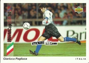 Sticker Gianluca Pagliuca - World Cup USA 1994. Preview Italian/Spanish n. 67 - Upper Deck