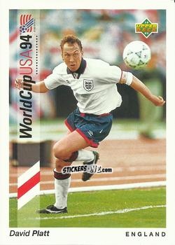 Sticker David Platt - World Cup USA 1994. Preview Italian/Spanish n. 75 - Upper Deck
