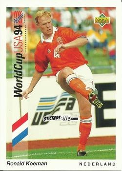 Sticker Ronald Koeman - World Cup USA 1994. Preview Italian/Spanish n. 79 - Upper Deck