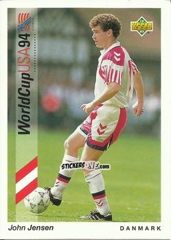 Sticker John Jensen - World Cup USA 1994. Preview Italian/Spanish n. 96 - Upper Deck