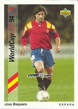 Figurina Jose Baquero - World Cup USA 1994. Preview Italian/Spanish n. 97 - Upper Deck