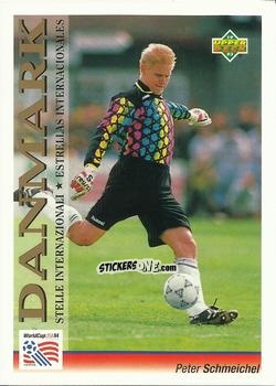 Sticker Peter Schmeichel - World Cup USA 1994. Preview Italian/Spanish n. 102 - Upper Deck