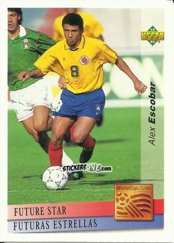 Figurina Alex Escobar - World Cup USA 1994. Preview Italian/Spanish n. 131 - Upper Deck