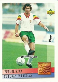 Sticker Figo - World Cup USA 1994. Preview Italian/Spanish n. 137 - Upper Deck