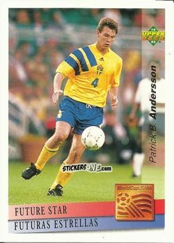 Sticker Patrik Andersson - World Cup USA 1994. Preview Italian/Spanish n. 141 - Upper Deck