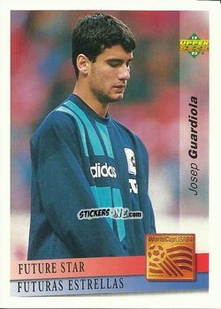 Cromo Josep Guardiola - World Cup USA 1994. Preview Italian/Spanish n. 147 - Upper Deck