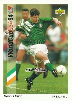 Sticker Dennis Irwin - World Cup USA 1994. Preview Italian/Spanish n. 154 - Upper Deck