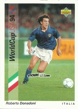 Sticker Roberto Donadoni - World Cup USA 1994. Preview Italian/Spanish n. 190 - Upper Deck