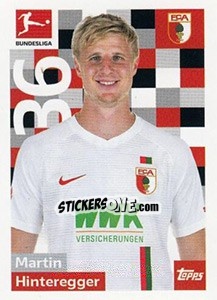 Cromo Martin Hinteregger - German Football Bundesliga 2018-2019 - Topps