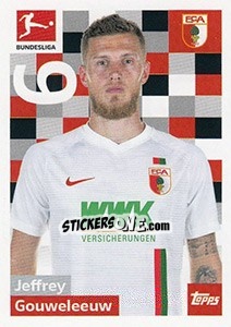 Sticker Jeffrey Gouweleeuw - German Football Bundesliga 2018-2019 - Topps