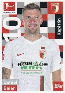 Sticker Daniel Baier - German Football Bundesliga 2018-2019 - Topps
