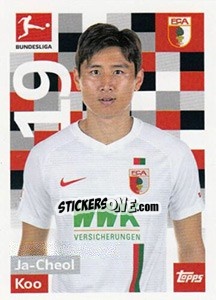 Cromo Ja‐Cheol Koo - German Football Bundesliga 2018-2019 - Topps