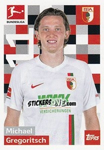 Sticker Michael Gregoritsch - German Football Bundesliga 2018-2019 - Topps