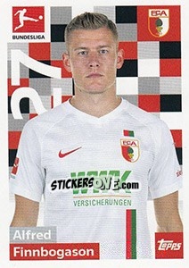 Sticker Alfred Finnbogason - German Football Bundesliga 2018-2019 - Topps