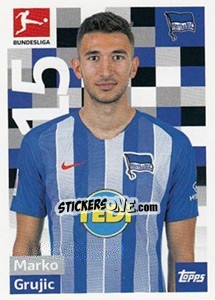 Sticker Marko Grujic - German Football Bundesliga 2018-2019 - Topps
