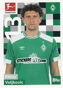 Cromo Milos Veljkovic - German Football Bundesliga 2018-2019 - Topps