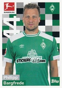 Cromo Philipp Bargfrede - German Football Bundesliga 2018-2019 - Topps