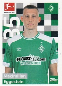 Sticker Maximilian Eggestein - German Football Bundesliga 2018-2019 - Topps
