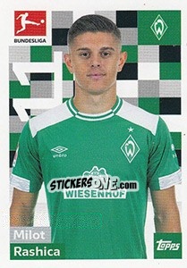 Cromo Milot Rashica - German Football Bundesliga 2018-2019 - Topps