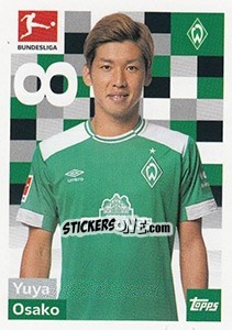 Sticker Yuya Osako - German Football Bundesliga 2018-2019 - Topps