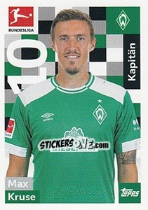 Sticker Max Kruse - German Football Bundesliga 2018-2019 - Topps