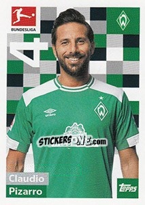 Sticker Claudio Pizarro - German Football Bundesliga 2018-2019 - Topps