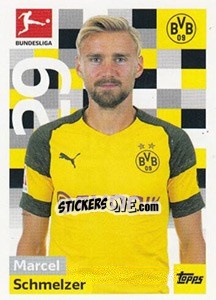 Sticker Marcel Schmelzer - German Football Bundesliga 2018-2019 - Topps