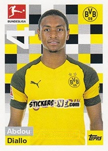 Sticker Abdou Diallo - German Football Bundesliga 2018-2019 - Topps