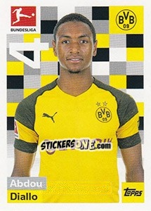 Cromo Abdou Diallo - German Football Bundesliga 2018-2019 - Topps