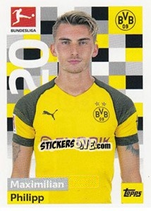 Sticker Maximilian Philipp - German Football Bundesliga 2018-2019 - Topps