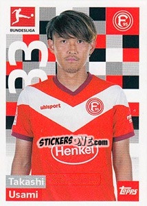 Cromo Takashi Usami - German Football Bundesliga 2018-2019 - Topps