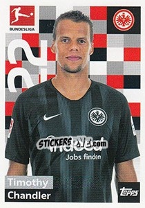 Sticker Timothy Chandler - German Football Bundesliga 2018-2019 - Topps