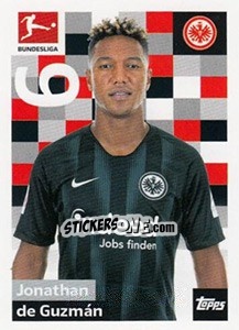 Sticker Jonathan de Guzmán - German Football Bundesliga 2018-2019 - Topps