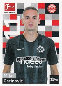 Cromo Mijat Gacinovic - German Football Bundesliga 2018-2019 - Topps