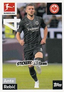 Sticker Ante Rebic - German Football Bundesliga 2018-2019 - Topps