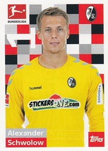 Cromo Alexander Schwolow - German Football Bundesliga 2018-2019 - Topps