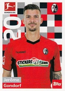 Sticker Jerôme Gondorf - German Football Bundesliga 2018-2019 - Topps