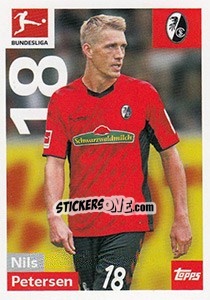 Sticker Nils Petersen - German Football Bundesliga 2018-2019 - Topps